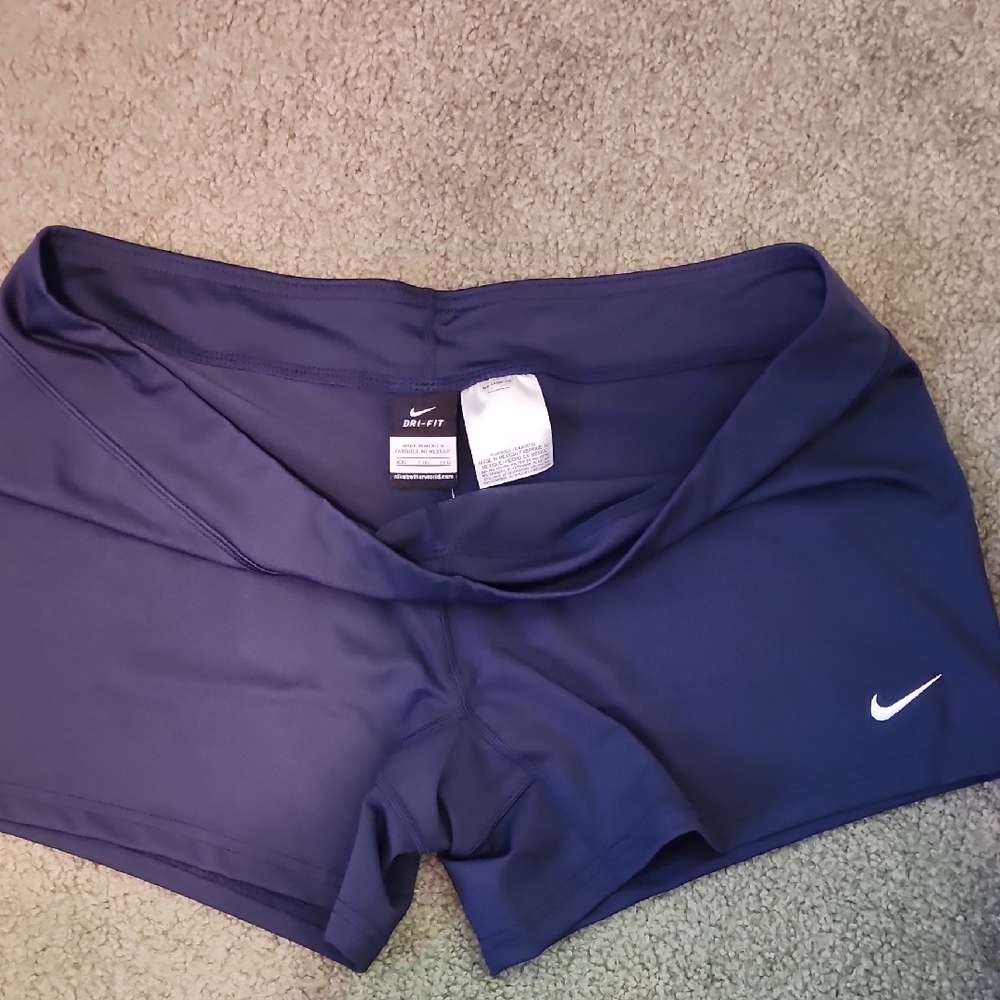 Nike Navy Blue Athletic Shorts